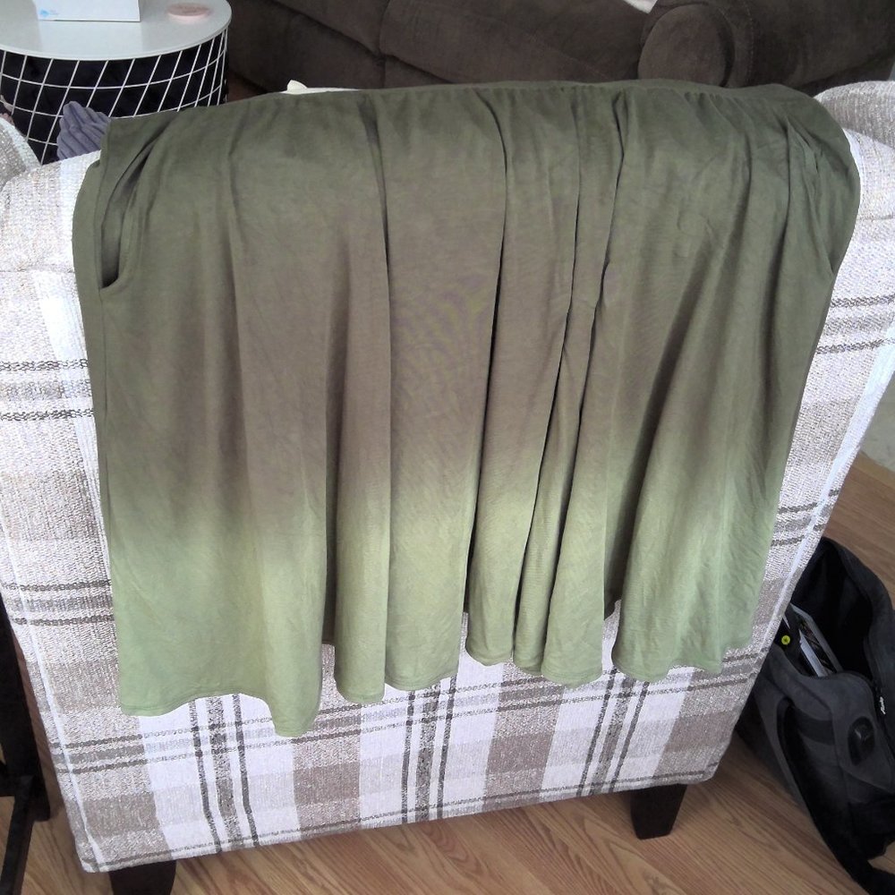 Super Soft Ombre Circle Skirt